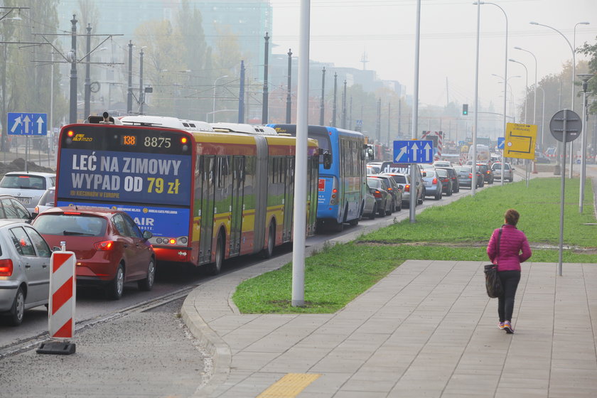 Poranny paraliż na Wołoskiej