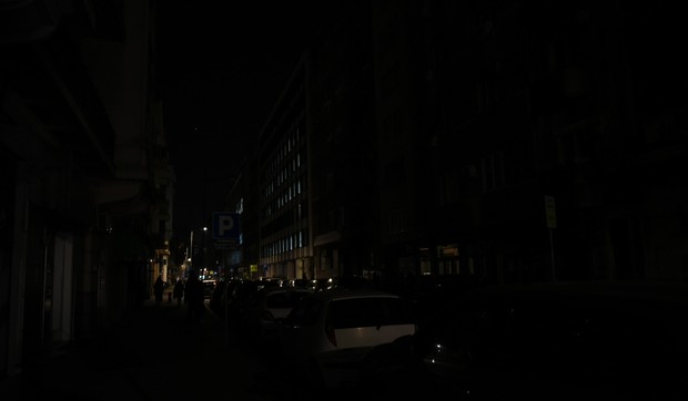 nestanak struje mrak/Ilustracija