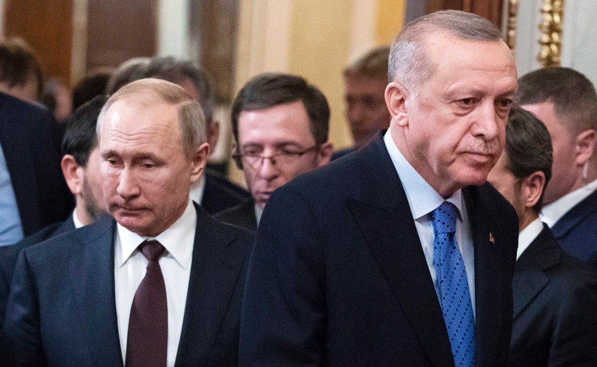 Władimir Putin i Recep Tayyip Erdogan