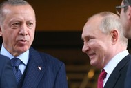 Recep Tayyip Erdogan i  Władimir Putin