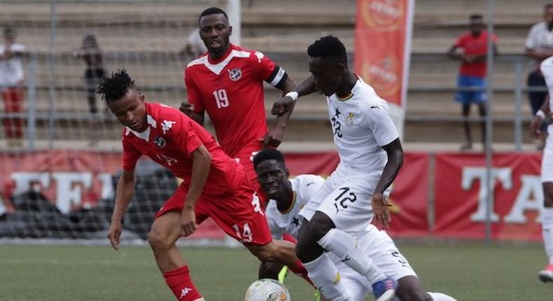 Black Stars B suffer defeat against Namibia