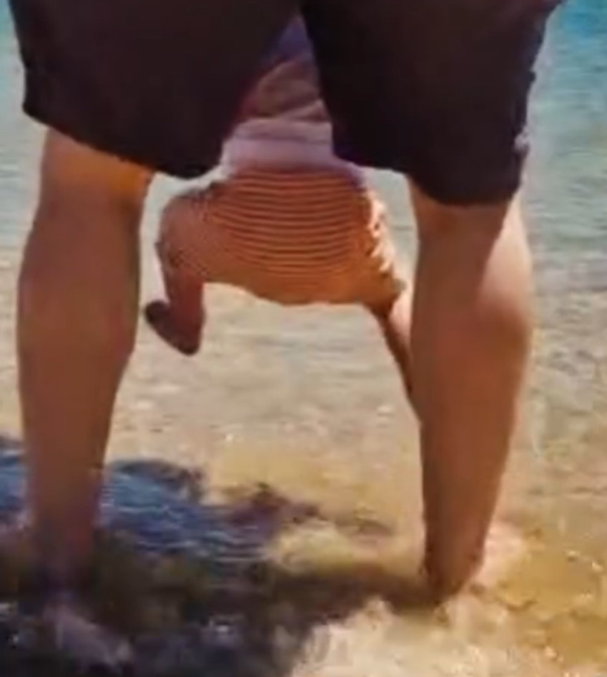 Miloš Timotijević sa sinom