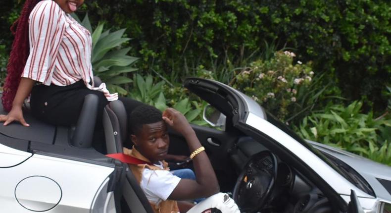 Governor Sonko gifts adopted son Gift Osinya brand new Mercedes Benz as he turns 19 (Photos)