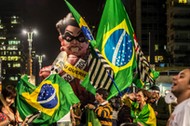 Protest against Brazil's President Dilma Rousseff