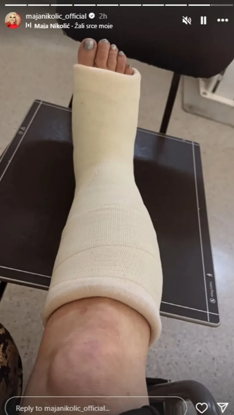 Maja Nikolić u bolnici