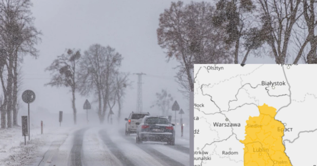 IMGW ostrzega przed intensywnymi marznącymi opadami, śliskimi drogami i mgłą. Ostrzeżenie pierwszego stopnia dla części kraju