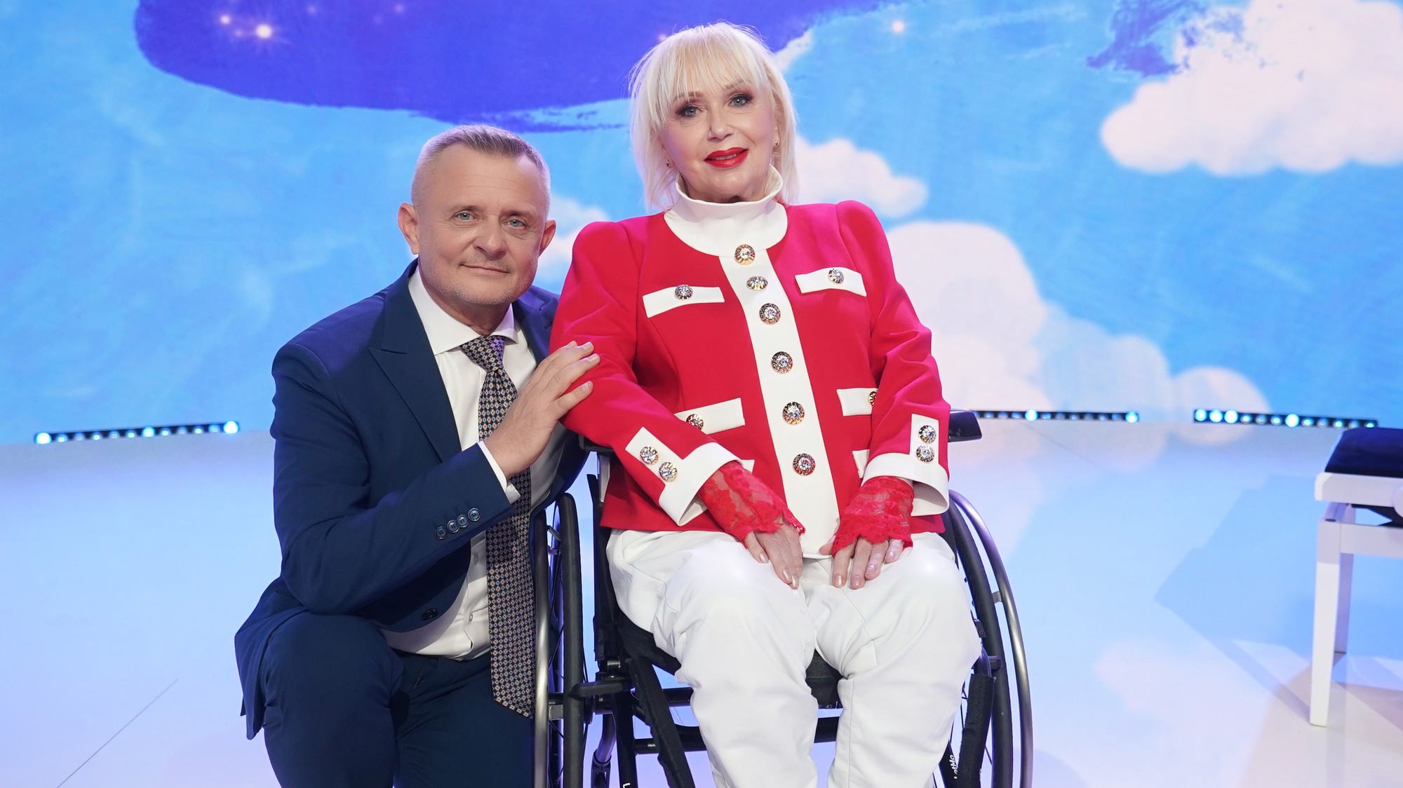 Vilo Rozboril a Marika Gombitová v relácii V siedmom nebi.