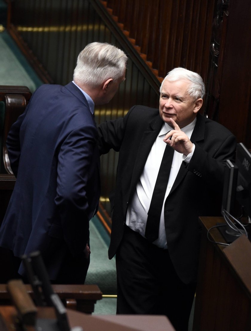 Jarosław Kaczyński i Jarosław Gowin