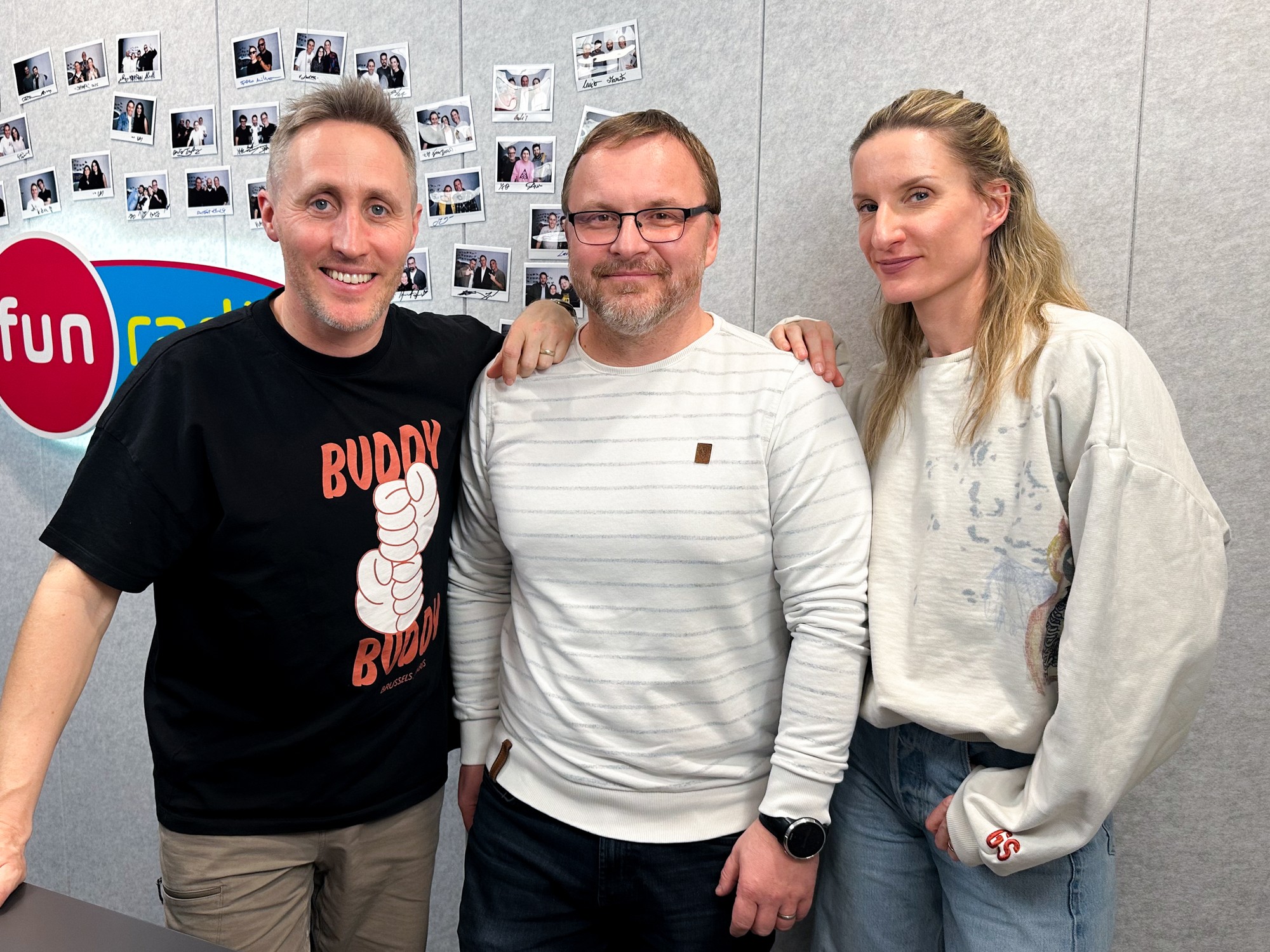 Matej Sajfa Cifra, Paľo Gašpar a Adela Vinczeová.