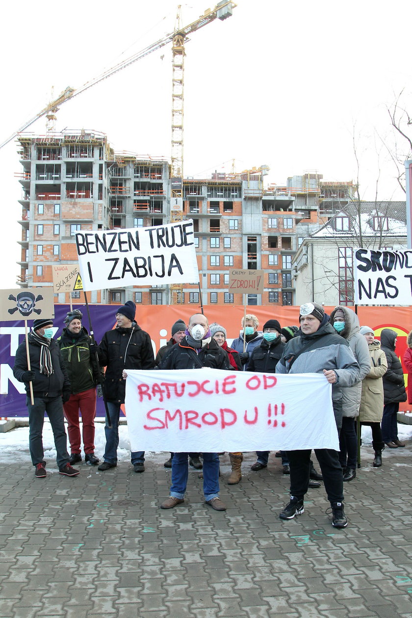 Protest mieszkańców Woli