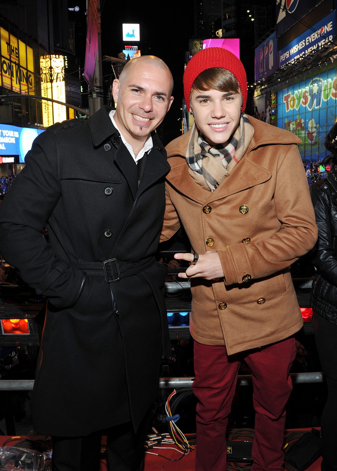 Pitbull i Justin Bieber (fot. Getty Images)