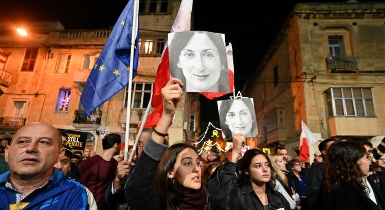 A rising tide of mass protests have called for Malta's prime minister to resign in the wake of the journalist's killing