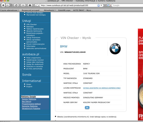Co ujawni VIN: rocznik, silnik, przebieg, serwisy a może wypadek?