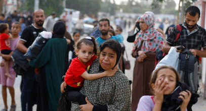 Masowy eksodus ze Strefy Gazy. Ponad 180 tys. cywili opuściło swoje domy po odwecie Izraela