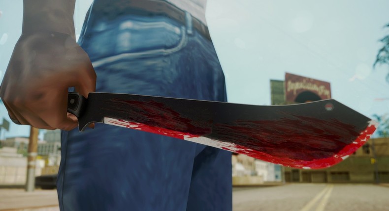 File photo: Man butchers wife