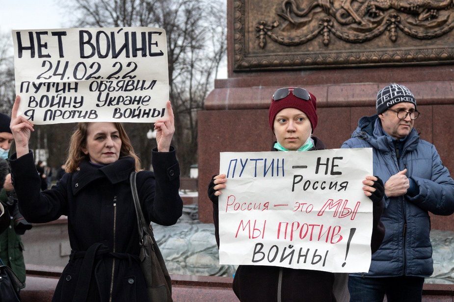 Antikriegsprotest in Kaliningrad / Foto von Юлия Власова