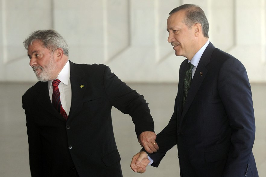 Prezydent Lula i ówczesny premier Turcji Recep Tayyip Erdogan w 2010 r.