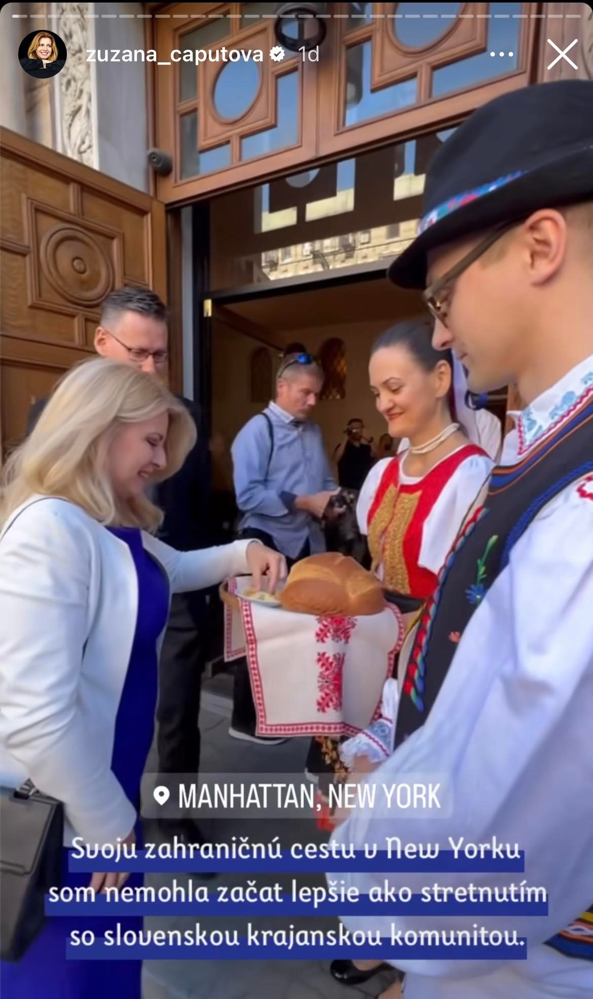 Zuzana Čaputová sa stretla so Slovákmi žijúcimi v Amerike.