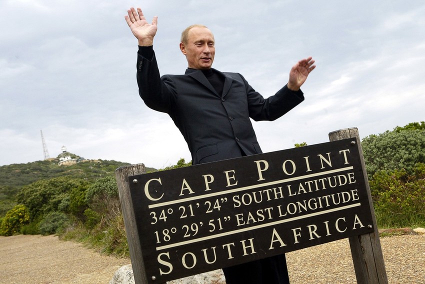 Putin u Južnoj Africi u septembru 2006.