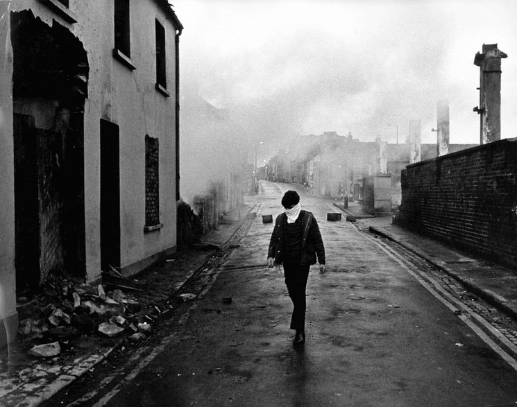Katolicka dzielnica Belfastu - Ardoyne w 1971 r. 