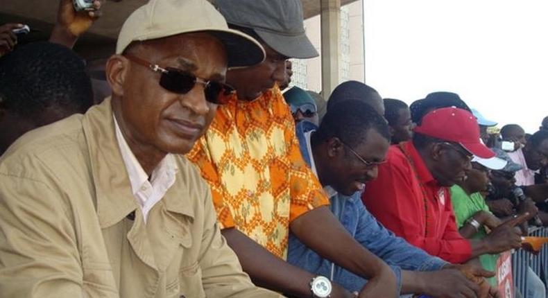 Main opposition figure Cellou Dalein Diallo (L), who was defeated by President Alpha Conde in the 2010 election,  is seen in a file photo.  REUTERS/Saliou Samb