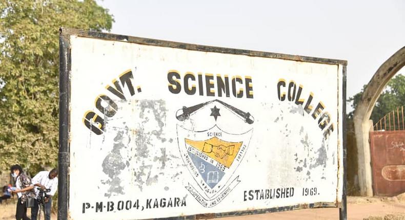 Signpost of Government Science College, Kagara in Niger State [Niger State Government]