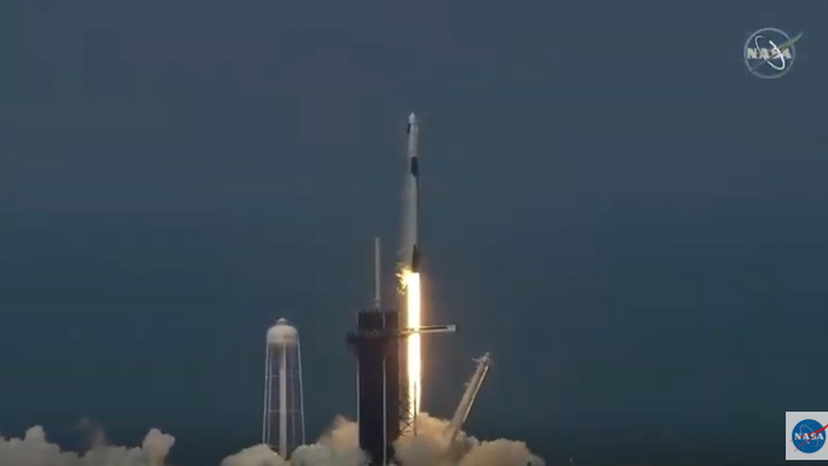 Zdjęcie ze startu Falcon 9