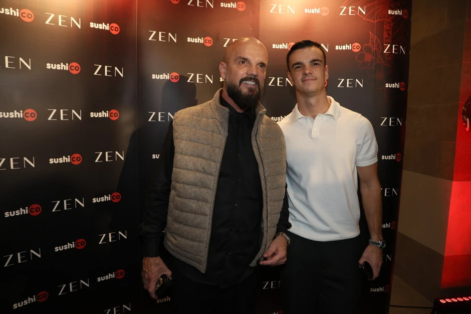 Boban Rajović sa sinom 