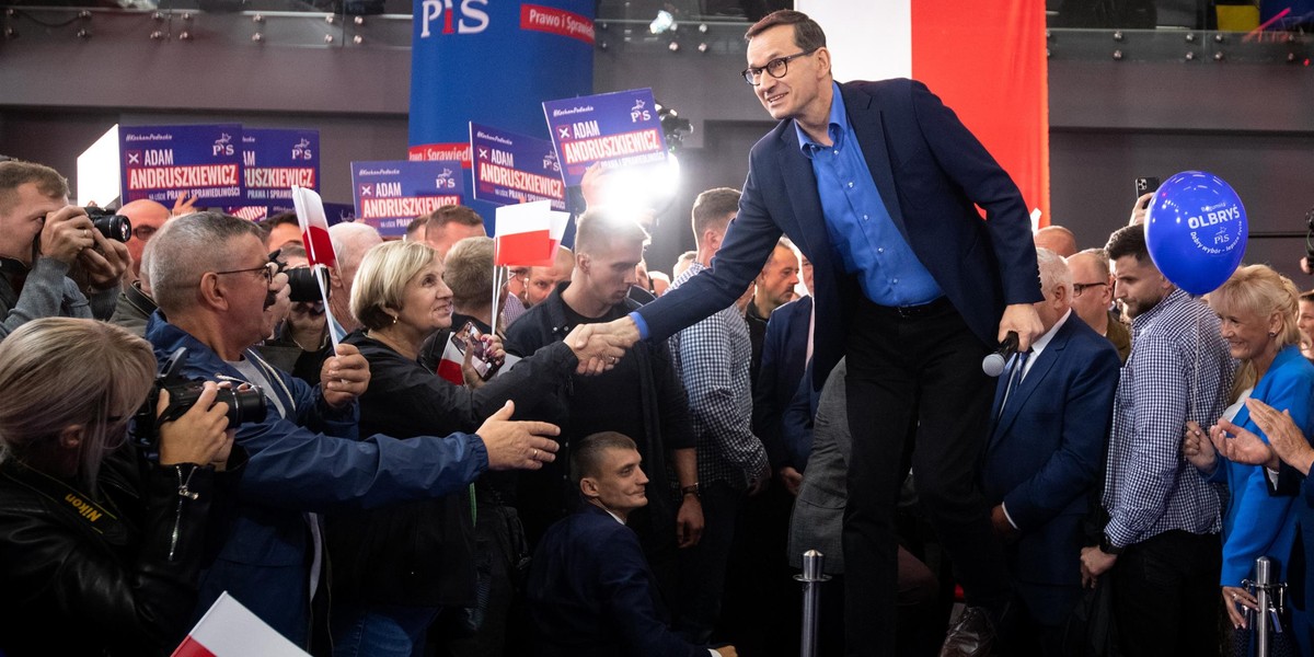 Mateusz Morawiecki w Łomży.