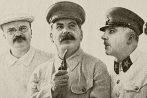 Stalin, Molotow, Woroschilow / Foto 1937..