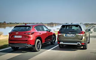 Subaru Forester kontra Mazda CX-5 — test porównawczy