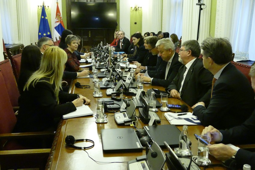 Sastanak sa predsednicom Odbora za evropske integracije Elvirom Kovač