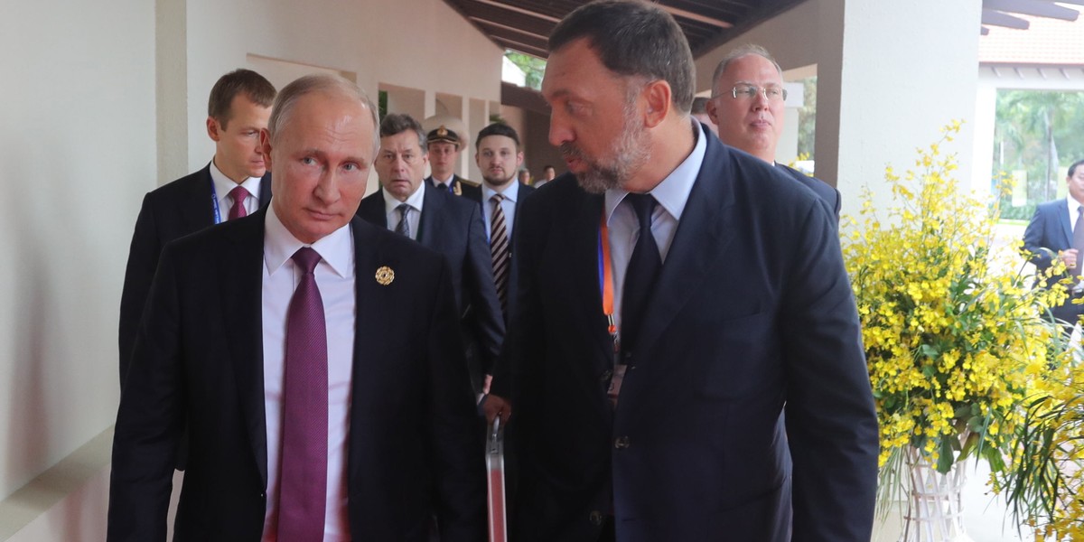 Oleg Deripaska to oligarcha blisko związany z Władimirem Putinem.