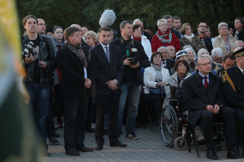 70. rocznica upadku Powstania Warszawskiego przy Pomniku Polski Walczącej