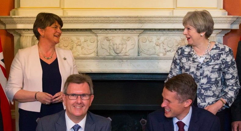 Theresa May has signed a deal with the DUP.