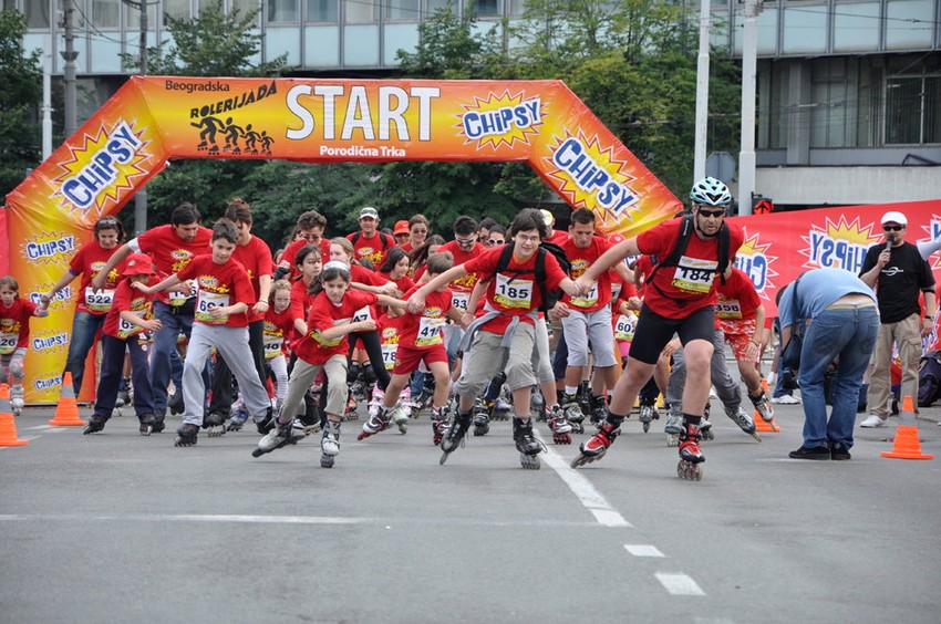 Porodična trka je jedna od najmasovnijih