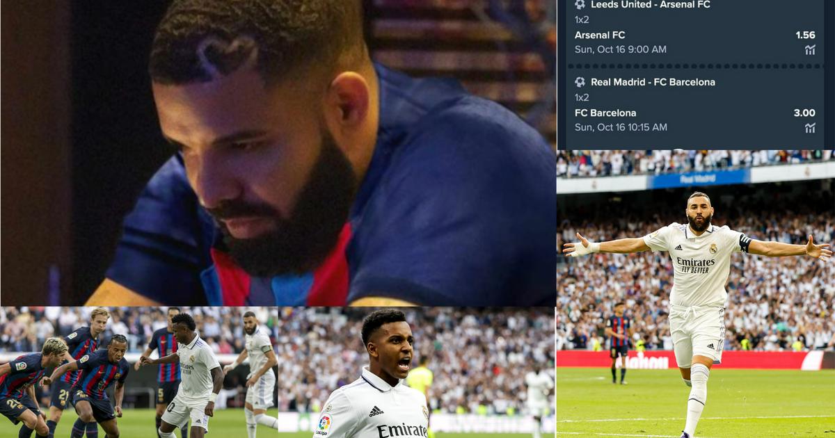 How much did Drake lose betting on Barcelona to beat Real Madrid? - AS USA