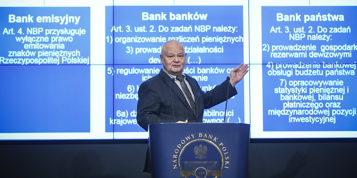 NBP umożliwia państwu m.in. wymianę walut.