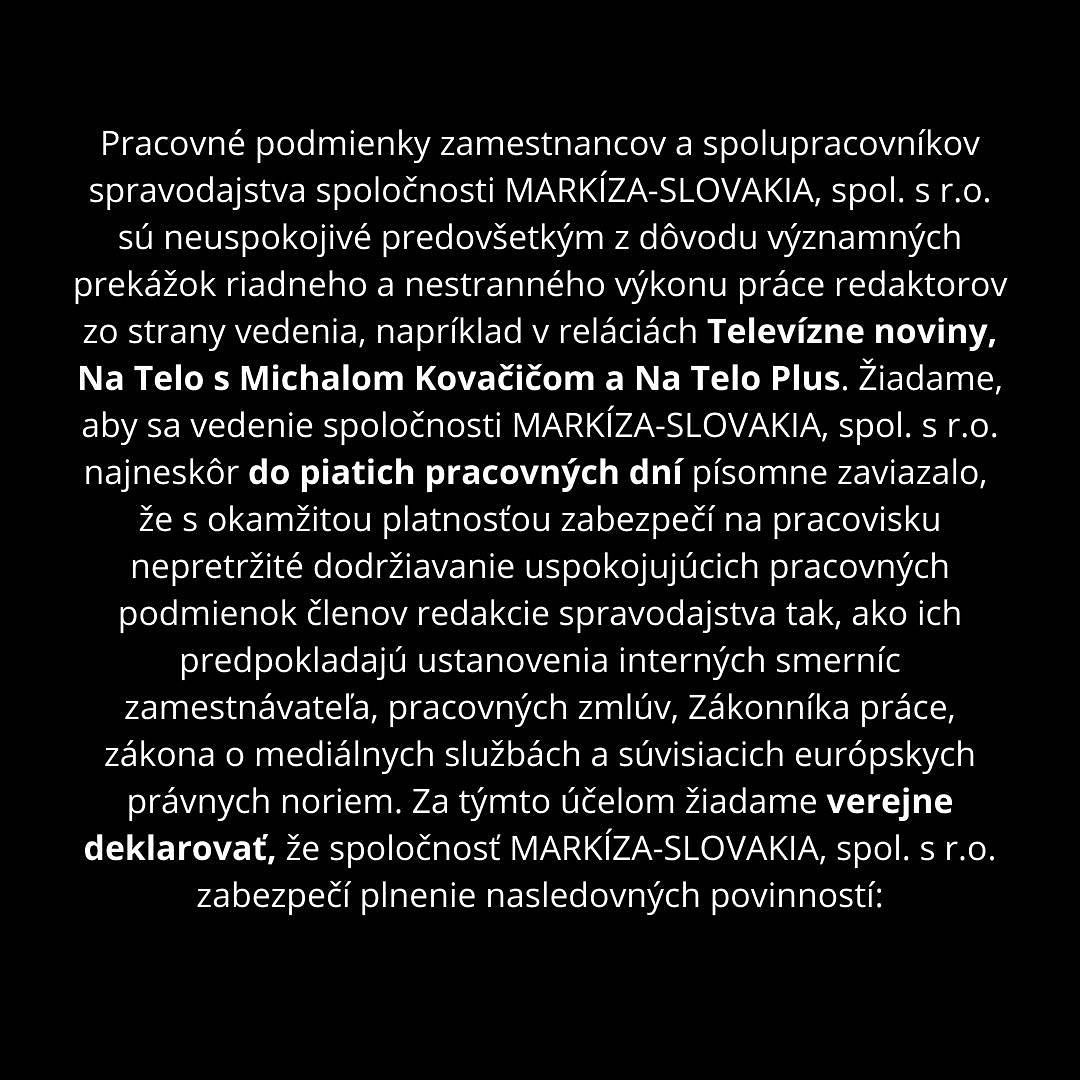 Zamestnanci TV Makíza vyhlásili štrajkovú pohotovosť!