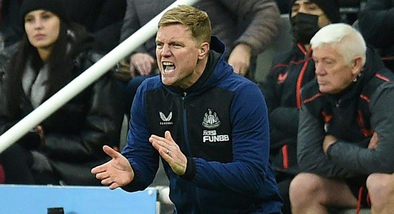 Newcastle boss Eddie Howe is taking his squad to Saudi Arabia for a warm-weather training camp Creator: Oli SCARFF