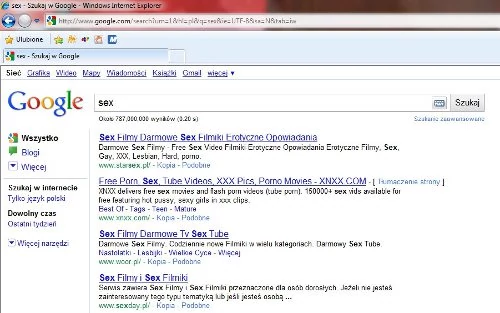Słowo "sex" jest najczęściej wpisywanym w wyszukiwarki internetowe, a przychody z e-porno sięgają tysięcy dolarów na sekundę.