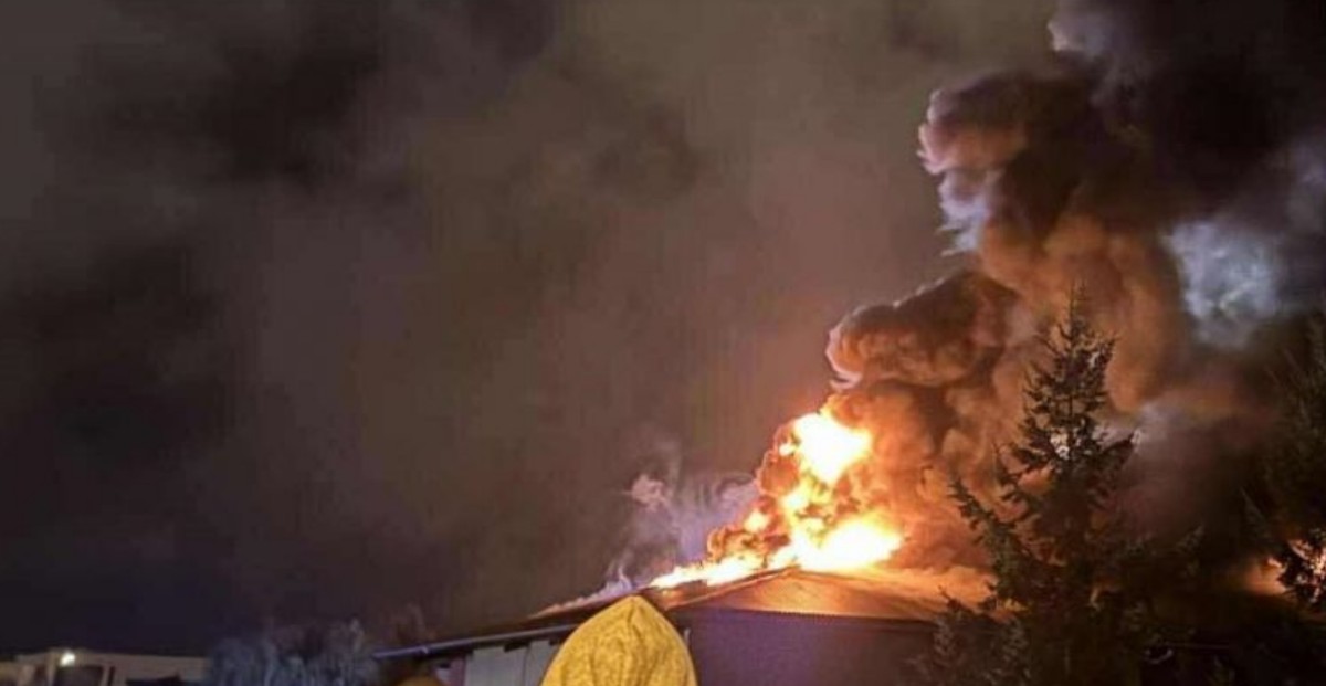 Pożar Galerii Podolany w Poznaniu