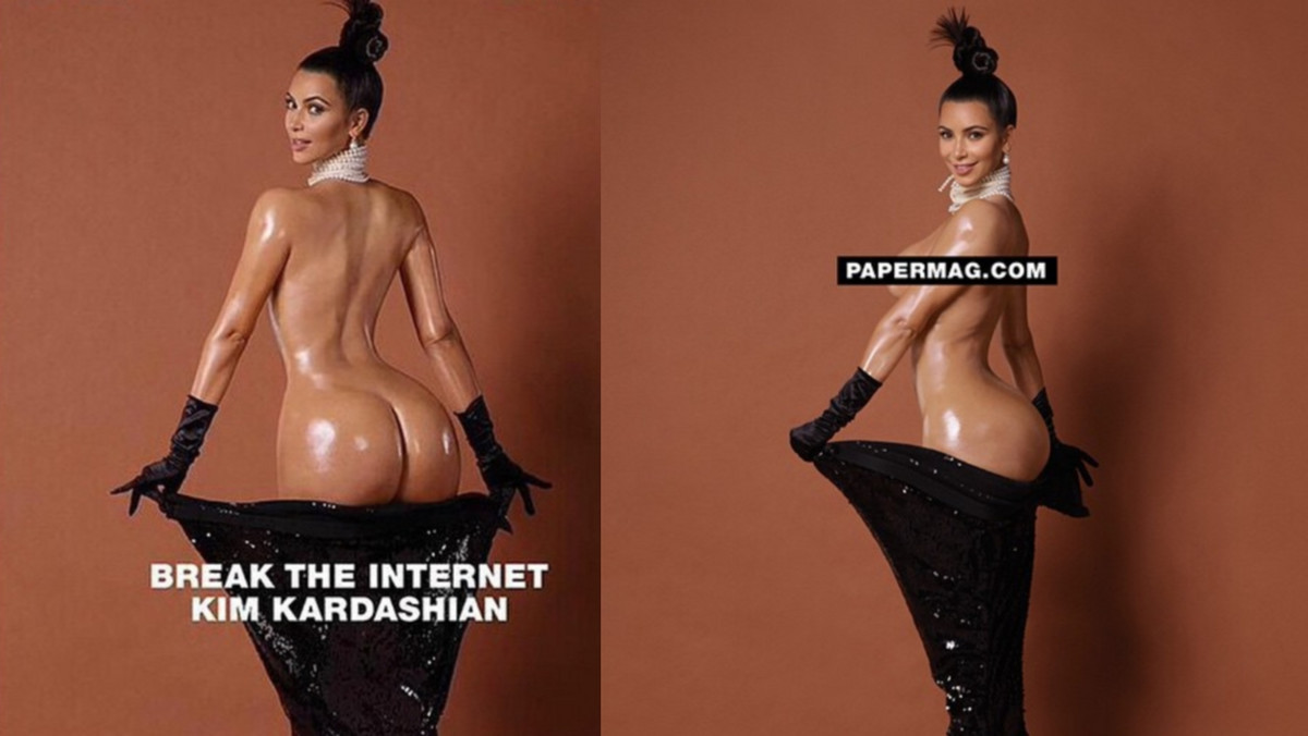 Okładka z gołą pupą Kim Kardashian na okładce „Paper Magazine” to nie wszystko. Celebrytka postanowiła zaszaleć i zapozowała cała nago!
