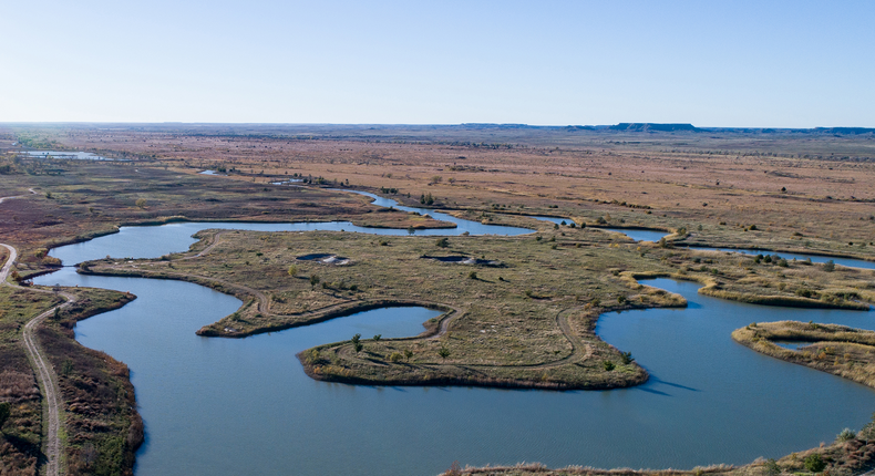 When Pickens first bought about 2,900 acres of land here in 1971, the only structure was a corrugated metal house that he used to stay warm during days of hunting quail.