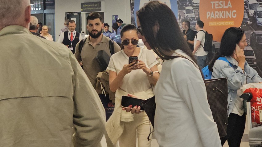 Ceca na aerodromu sa Lidijom i Bogdanom