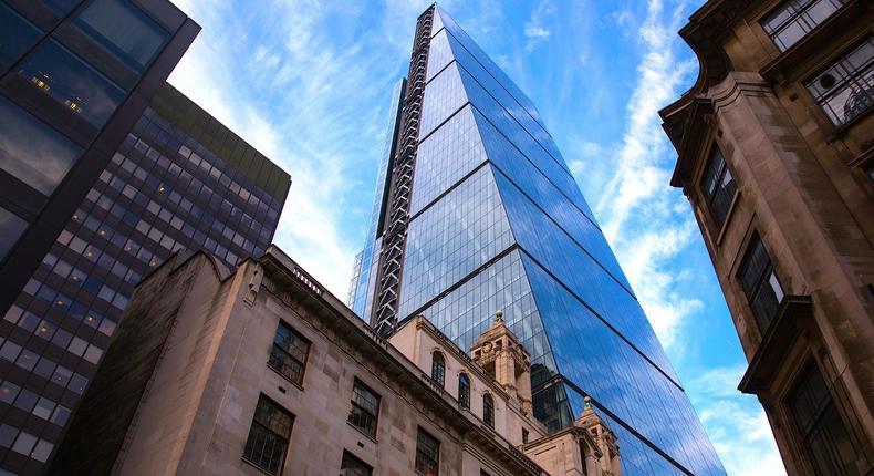 London's 'Cheesegrater' building.