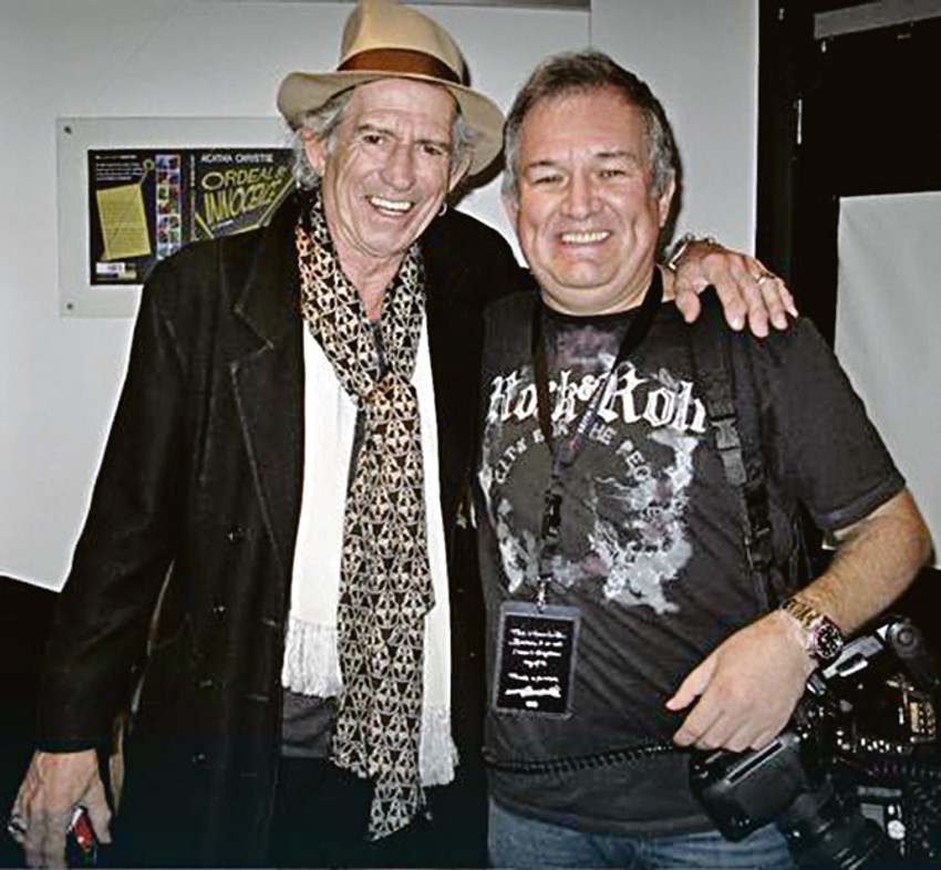 Kit Ričards i Brajan Rašić, službeni fotograf na turnejama Rolingstonsa