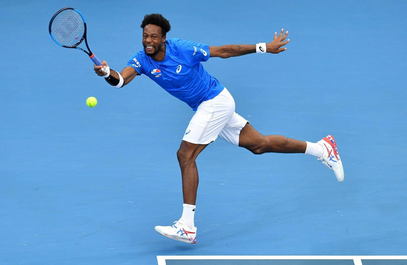 Gael Monfils  gra w Australian Open z kontuzją