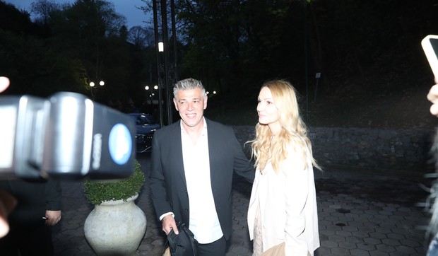 Savo Milošević sa partnerkom