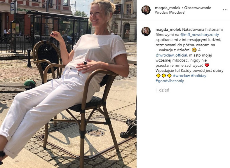 Magda Mołek na Instagramie